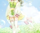 パッと目を惹くときめくようなイラストを制作致します YouTubeや配信用サムネイル、返礼品等描かせて頂きます！ イメージ5