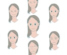 ブログふきだし用の表情アイコン描きます 表情豊かなアイコンで、ブログ記事を魅力的にしてみませんか? イメージ2