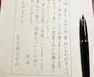 美文字でお手本作ります 万年筆で、お名前、ご住所、お礼文などのお手本を作成します。 イメージ1