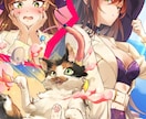 魅力的なキャラクターと世界観を描きます キャラクターの魅力だけでなく、世界観を含めた一枚を制作します イメージ9