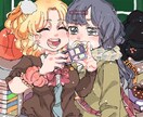 日常あるあるをガーリーに一枚絵描きます ペットの擬人化から日常のネガティブを可愛く再現できます イメージ4