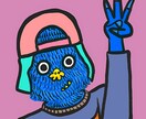 海外受け抜群★デジタルモンスター＆動物を描きます NFTへ出品OK☆商用利用OK☆著作権譲渡★擬人化イラスト イメージ1
