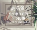 格安！始めたてブログにSEO記事を5本納品します SEOライターがジャンルを問わず1文字0.8円で記事を執筆 イメージ9