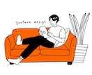 シンプルな線と色で人物や動物のイラストを描きます 【商用利用OK】オリジナリティのあるイラストでブランド力UP イメージ6