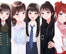 フラワースタンドに特化☆華やかな似顔絵を制作します 大好きな人に贈るフラスタ。イラストを添えて特別感アップ♪ イメージ1