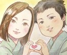 水彩で似顔絵・ペットのイラスト描きます やさしい表情を引き出した、暖かいイラストをお届けします！ イメージ1
