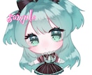 最短２日！キラキラかわいいミニキャラ絵描きます 商用、二次利用可！アイコンなど様々な場面でお使いください イメージ1