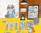 グッズ、挿絵、表紙、web、等のイラスト作製します オリジナリティ溢れる温かみのあるイラストを提供します。 イメージ3