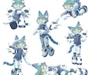VRChat用人外アバター制作いたします デフォルメ・獣・ロボなどの人外専門 イメージ2
