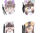 ゲーム&snsのアイコンを描かせてもらいます 可愛い系のイラスト色々なアイコンにどうですか？絵柄沢山あり イメージ4