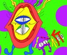 お友達向けのメッセージカードを描きます ちょっと面白おかしく特徴を残した似顔絵を描きます！ イメージ1