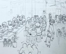 空気感のある店内イラスト描きます •飲食店などの雰囲気のあるイラスト制作 イメージ4