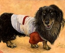 写真から愛犬の似顔絵を描きます 大切な家族の一枚を形に虹の橋を渡った子の思い出にいかが？ イメージ6
