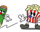 キャラクターを作成します 人物・動物・物などのキャラクターを制作します。 イメージ1