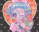 ぱっと目を惹くカワイイアイコンを描きます かわいいもかっこいいも「このアイコン顔がいいな」と思わせます イメージ2