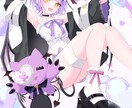 立ち絵・一枚絵制作します 透明感のある美少女キャラお描きします イメージ10