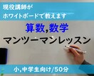 算数,数学をオンラインでマンツーマン指導いたします 基礎から高校受験まで、一緒に一歩ずつステップアップ！ イメージ1