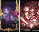 アイコン、1枚絵を描きます 綺麗系、可愛い系の強気な女の子！ イメージ2