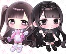 萌え系♡のかわいい女の子のミニキャラを描きます ◆商用利用可！アイコン・グッズ制作・動画内イラスト等にぜひ♪ イメージ1