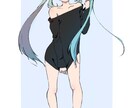 女の子のイラストを描かせて頂きます 可愛い、萌えな女の子のイラストを描かせて頂きます イメージ2