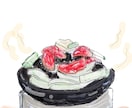 飲食店のメニューにあるようなイラストを描きます 飲食業界の方へポップで暖かな雰囲気のフードイラストです。 イメージ5