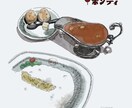 美味しいメニュー描きます あなたのお店のメニューにおしゃれなイラスト提供！ イメージ2