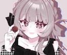 格安で華やかな女の子のイラスト作成します イラストにハイライトを詰め込みます！ イメージ1