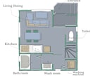 カラフルポップな【間取り図イラスト】作成します ワクっとする間取り図で、あなたの物件をもっと魅力的に！ イメージ4