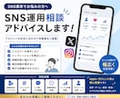 SNS運用相談・アドバイスします インプレ改善や運用相談対応します! イメージ1
