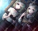ドールのような美しい少年少女を描きます 動画用イラスト等幅広く対応◎アンティーク・ゴシック系の世界観 イメージ1