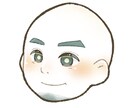 ポップでかわいいデフォルメ似顔絵制作します 名刺に！ブログに！アイコンに！3つの背景データを納品します♪ イメージ4