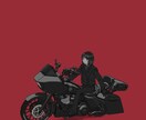愛車×人物の雰囲気あるイラスト描きます 車と風景をおしゃれな一枚にします イメージ4