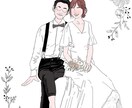 写真からオリジナルイラストにします 思い出のお写真や子どもの可愛い姿をイラストに♡ イメージ3