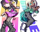 カラフルカートゥーンな1枚絵を描きます カラフルなカートゥーン風のイラストなので可愛く人目を引きます イメージ4