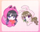 先着5名様♡500円オフで商用可SDキャラ描きます リニューアル記念！配信・推し活向けミニキャラを丁寧に描きます イメージ7