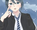 オリジナルのキャラ、似顔絵風のイラストを描きます 透明感を意識した綺麗なイラストを心がけています✨ イメージ3