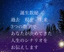 生年月日からあなたの得意、苦手をお伝えします 3年周期で変化があったりしませんか？人生の流れを伝えます イメージ1