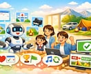 家庭専用AIエージェント構築サービスいたします 病院・習い事・キャンプ場、AIが判断しPCが自動で動く世界へ イメージ1