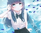 キラキラ可愛い女の子イラスト作成します アイコンやヘッダー、動画の挿絵や広告などにいかがでしょうか！ イメージ2