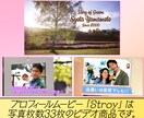 感動＆しっとり系のプロフィールムービー作ります 新郎新婦のStoryを爽やかに感動的に伝えよう！ イメージ3