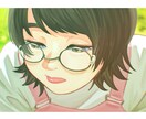 魅力的な表情や色味のバストアップイラスト描きます リアル系〜イラスト系まで、幅広いテイストに対応できます イメージ3