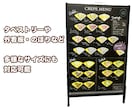 キッチンカーメニュー表やタペストリー作成します キッチンカー販売のお手伝いさせてください！ イメージ4