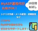 10日間丸投げOK！ メルマガの運用代行します 10日間のお試し代行 MyASPの設定〜配信まで徹底サポート イメージ1