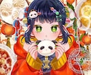 色鮮やかで　かわいい&カッコいいイラスト描きます あなたの「かわいい」を形にするキラキラ輝くオリジナルイラスト イメージ1