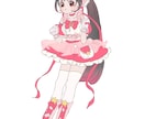 女の子のコテキャ、一枚絵をご提供致します どんなイラスト、デザインでもお任せ下さい！ イメージ2