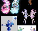 オリジナル・二次創作のイラスト制作をいたします ご希望の絵柄に沿ったイラストの制作いたします イメージ4