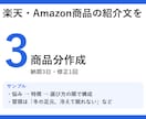 楽天・Amazon商品の紹介文を3商品分作成します 悩みから入る、読まれやすい紹介文でお届け イメージ1