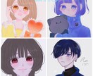 絵柄のテイスト多め✿アイコン作成などします アイコンイラスト/キャラデザ/絵柄テイスト多数 イメージ2