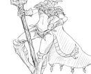 ゲーム・漫画向けのキャラクター原案を考えます 設定やアイデアをオリジナルのラフ画にします イメージ8