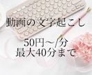 文字起こし代行を行います 依頼者のご要望に答えられるよう尽くしたいと思っています イメージ1